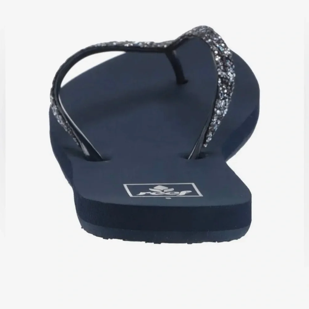 Reef Stargazer Flip-Flops ✨ Mermaid Size 9 | dark navy blue + sparkles - Picture 7 of 11